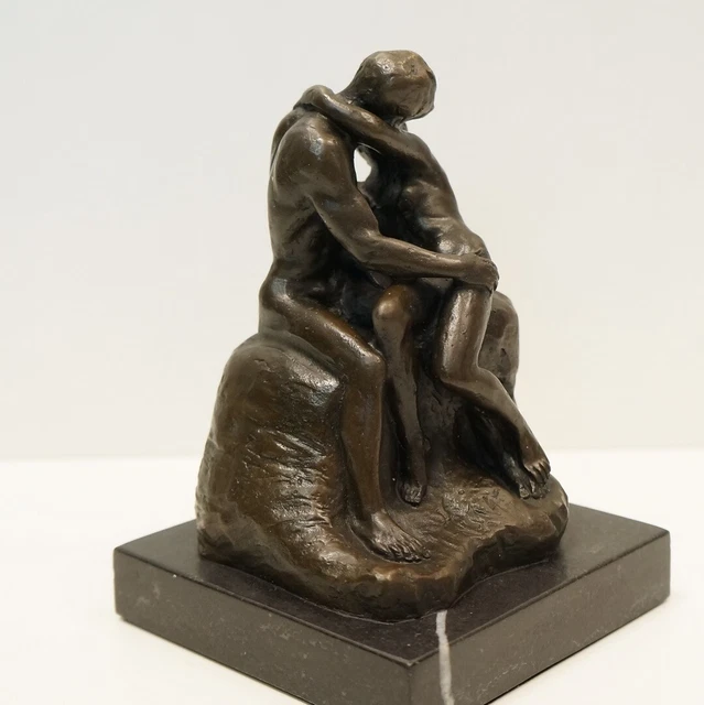 Estatua Romeo y Julieta Sexy Art Deco Estilo Art Nouveau Estilo Bronce sólido Fi