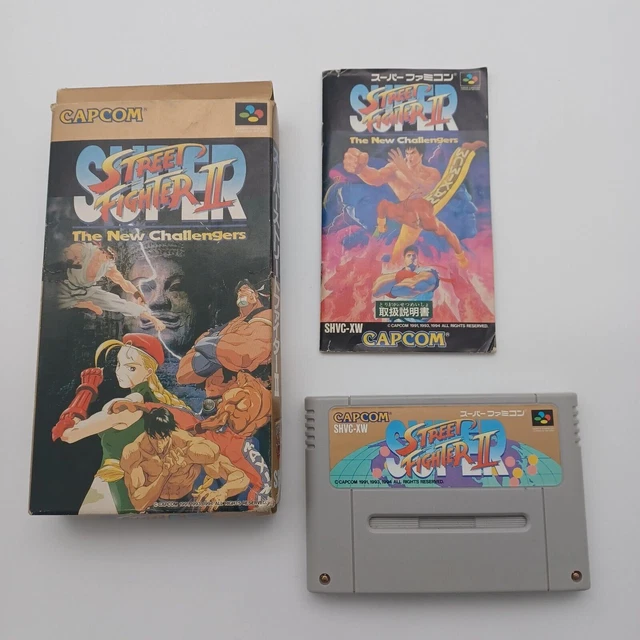 NINTENDO SUPER FAMICOM SFC Super Street Fighter II 2 CIB Japan Import ...