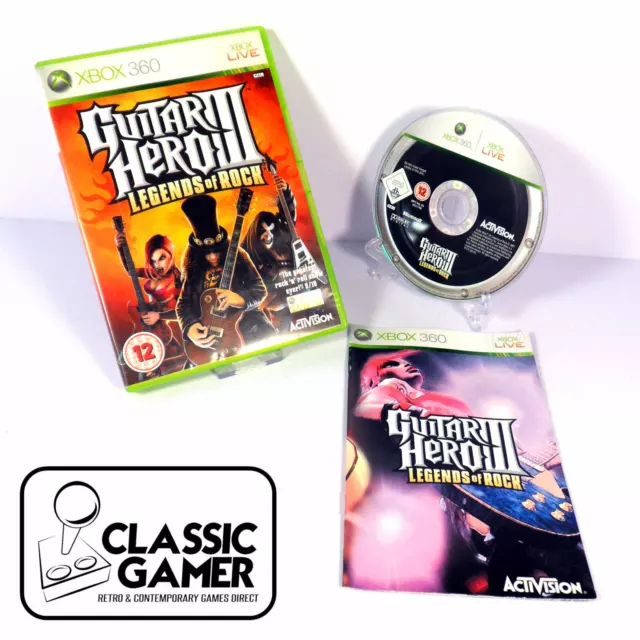 Guitar Hero III: Legends of Rock (Xbox 360) *quasi nuovo*