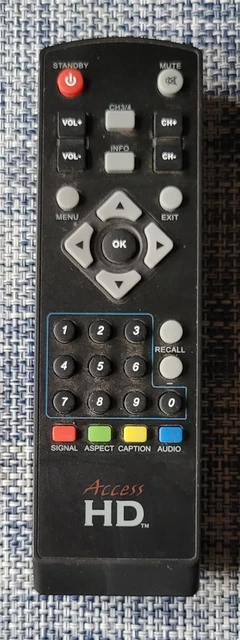 GENUINE ACCESS HD DIGITAL TV CONVERTER BOX REMOTE - DTA1010D (Remote Only)