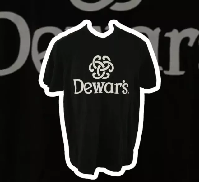 Dewar's Scotch Whiskey T-Shirt  Adult Size Large euc