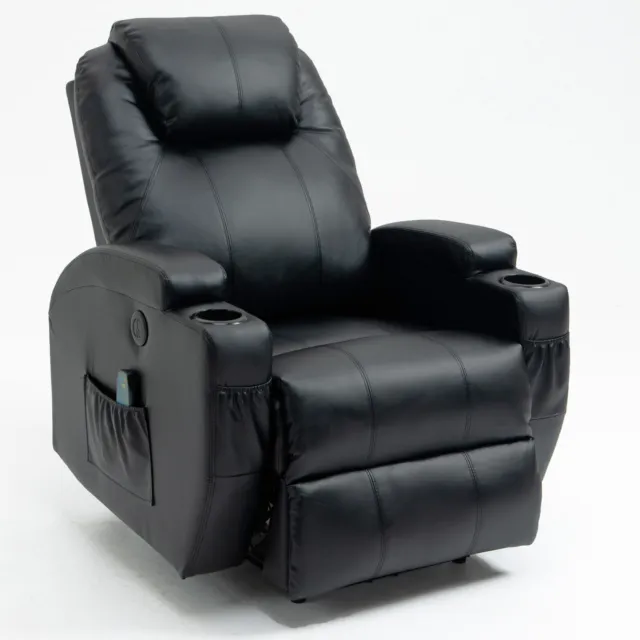 Elektrisch Massagesessel Fernsehsessel Relaxsessel Heizung Massage Fernbedienung