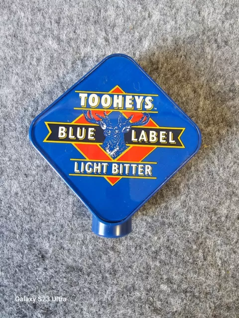 Tooheys Blue Label Light Bitter Beer Tap Top Brewiana Mancave Beer Collector