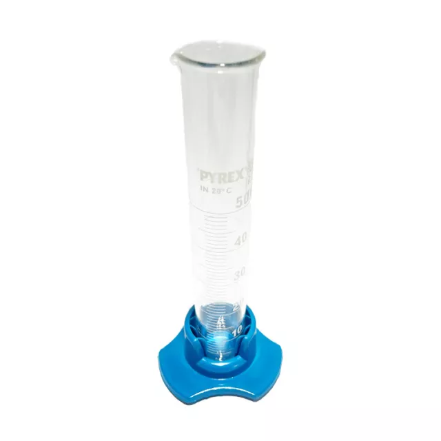 PYREX 50 ML Gradué Mesure Cylindre Crayon Pied Classe B - Laboratoire Labo