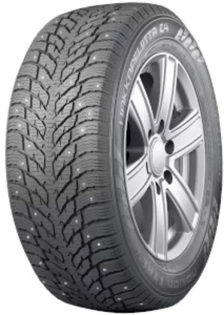 2x 225/55 R17C 109/107R 8PR M+S bespiked BSW Nokian Hakkapeliitta C4 Winterreife