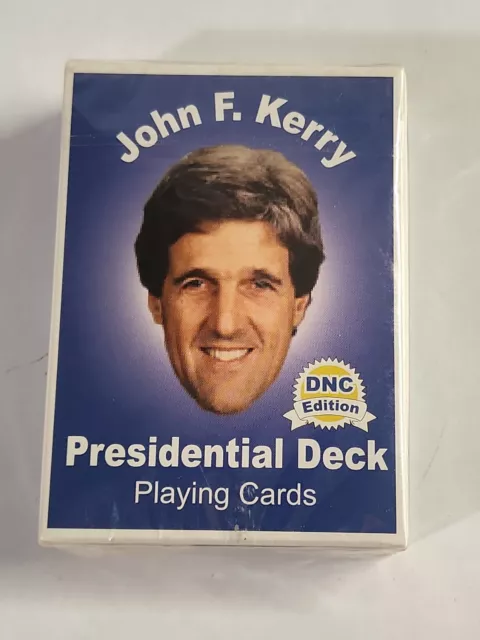 John Kerry Presidential Playing Card Deck Collectible Sealed NEW NIB