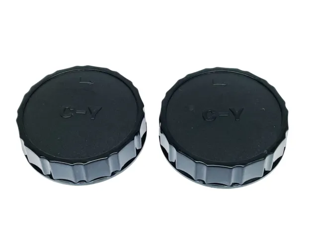 2x Contax/Yashica Rear Lens Cap Back Caps for Contax/Yashica Lenses