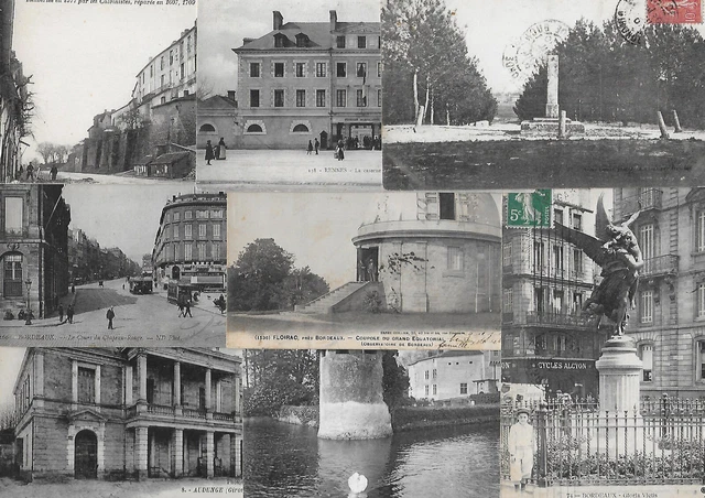 Lot De 33 Photos Anciennes – Tirages Argentiques N&B – France Années 1960