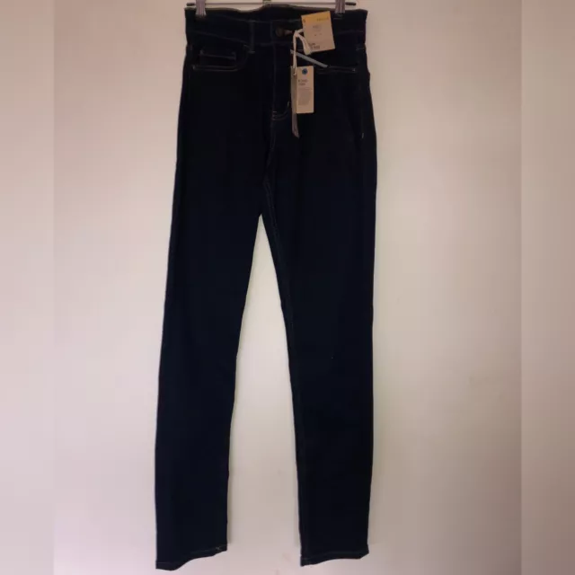 “The Lily” Dark Blue Mid Rise Slim Jeans M&S
