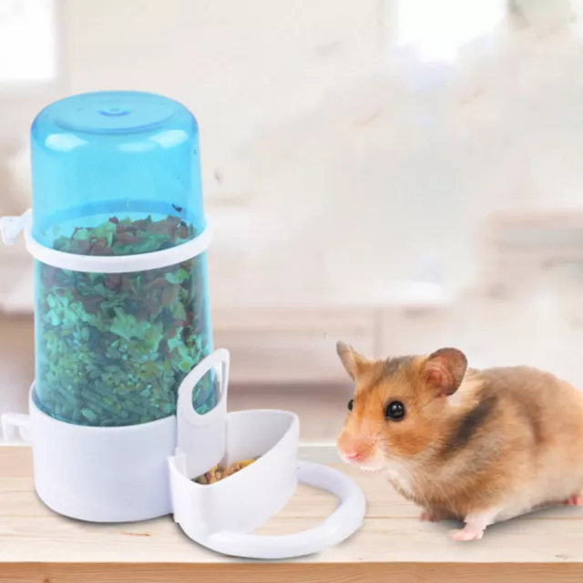 3 Pcs Automatic Bird Feeder Hamster Food Dispenser Big Cage