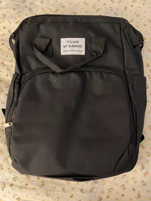 Waterproof 3 in 1 Baby Diaper Bag Backpack with Bassinet Changing Station Travel