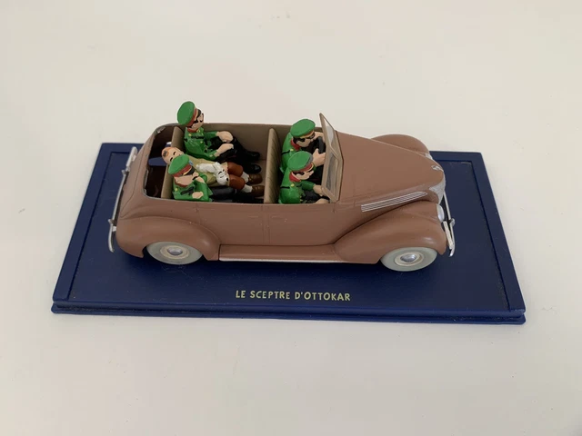TIM & STRUPPI Tintin Cabriolet Borduria Modèle 29924 Moulinsart 1/24