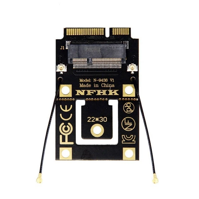 M.2 NGFF To PCI-E (PCIe+USB) Adapter for M.2 Wifi Bluetooth Wireless Wlan C C3T4