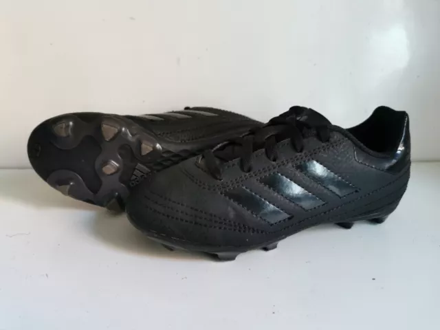 Adidas Goletto Vi Uk 12 Eu 30.5 Boys Girls Kids Black Firm Fg Football Boots