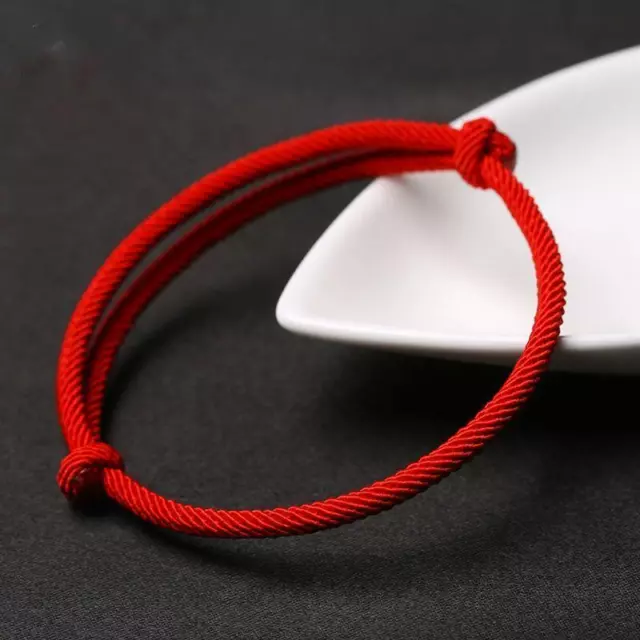 Pair of Red String Fate Friendship Bracelets for Kabbalah Protection  Good Luck