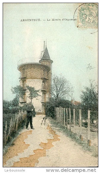 95 SILVEREUIL - le moulin d'oremont (cpa colors)