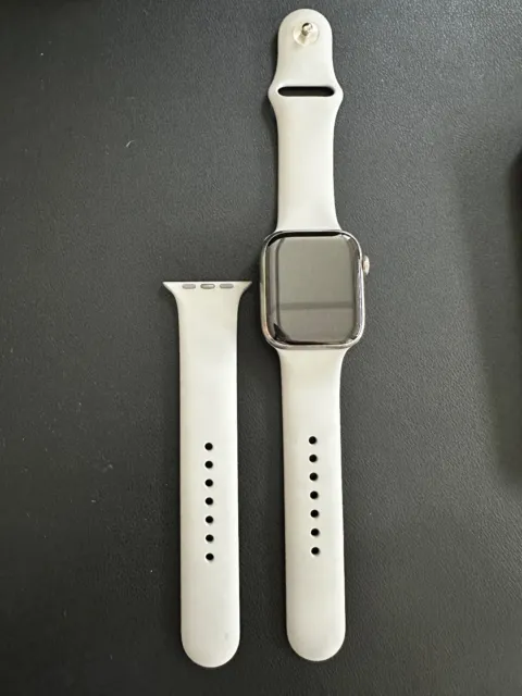 Apple Watch Series 7 - 45mm - Titanium Case mit Armband (GPS + Cellular)