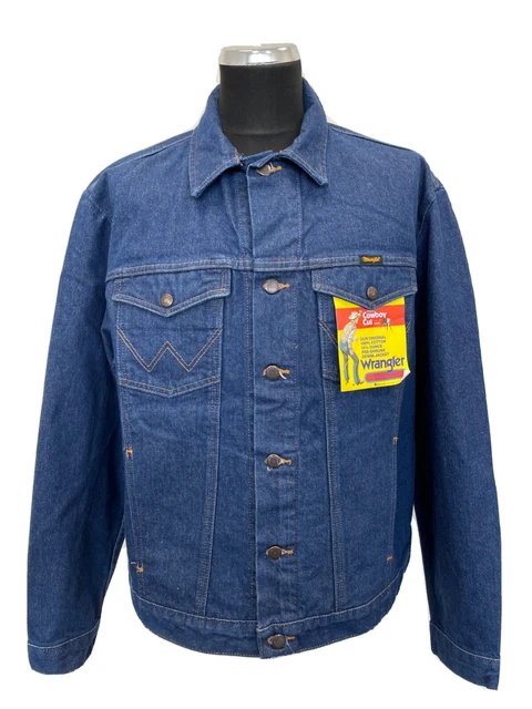 Wrangler Giacca Uomo Men Jeans Jacket Vintage Jhf1488
