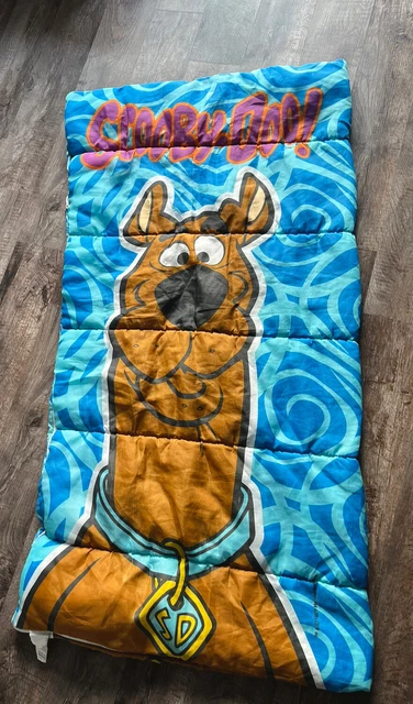 Saco de dormir vintage años 90 Scooby Doo Hanna-Barbera niño manta juventud 1999