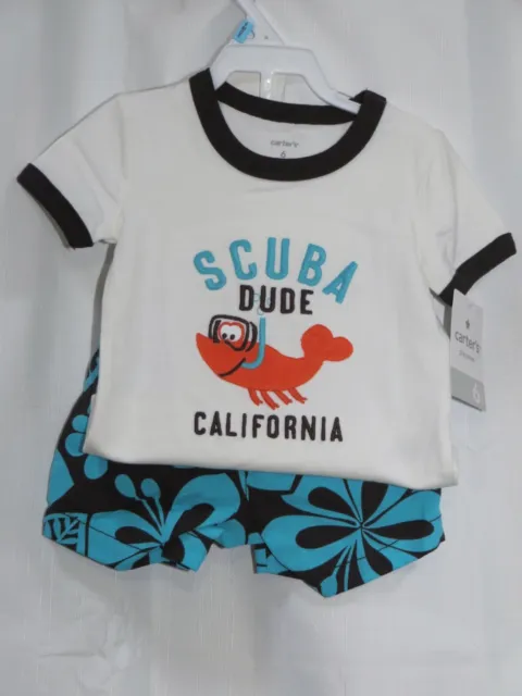 SALE NWT Carters Baby Infant Boys 3 Piece Bodysuits & Pants Set 6 Months