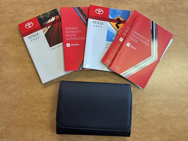 2022 Toyota Venza Owners Manual With Case (New)