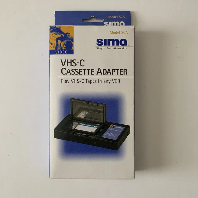 VINTAGE SIMA VHSC Cassette Adapter Model SCA 19.99 PicClick