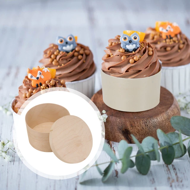 Scatola per cheesecake staffa in legno pasticceria contenitore per cheesecake legno