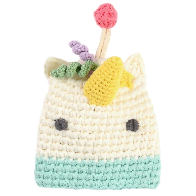 1pc Unicorn Knitting Key Bag Schlüsselschutztasche Schlüsselaufbewahrungstasche