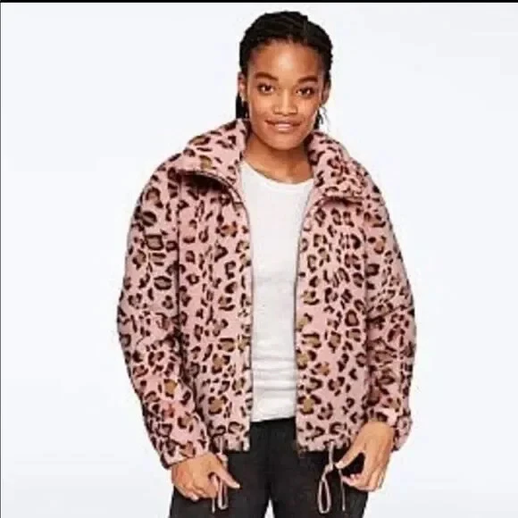 Faux fur deals jacket victoria secret