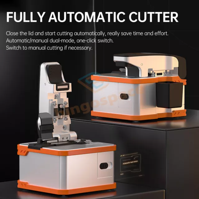 Electric High Precision Fiber Optic Cutter 3-in-1 Fiber Cleaver Tool Dual Mode