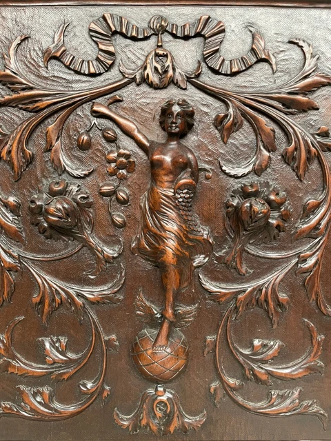Top Quality French Walnut Neo Renaissance Door Panel Circa 1900