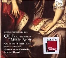 ODE FOR THE Birthday…Queen Anne de Creed, Guilmette | CD | état bon
