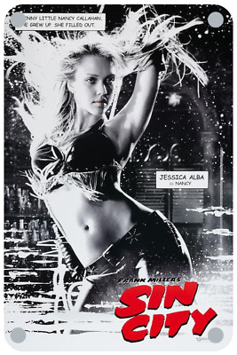 SIN CITY 2005 Movie Poster (1) Metal Tin Sign Wall Tablet Plate