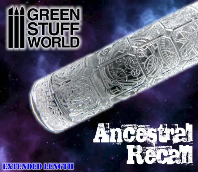Rolling Pin - ANCESTRAL RECALL Texture - for Warhammer and miniature bases