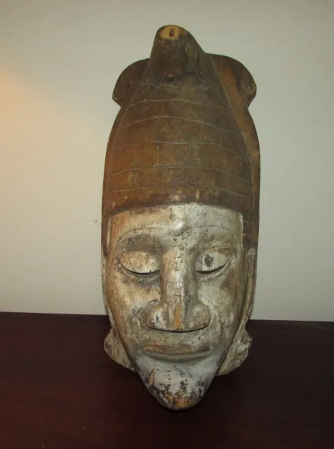 Antique African ceremonial mask Gabon 19 inches