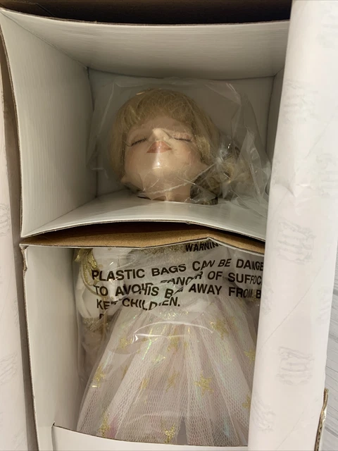 Heritage Signature Collection Angelica Kissing Fairy Porcelain Doll #12200 Boxed