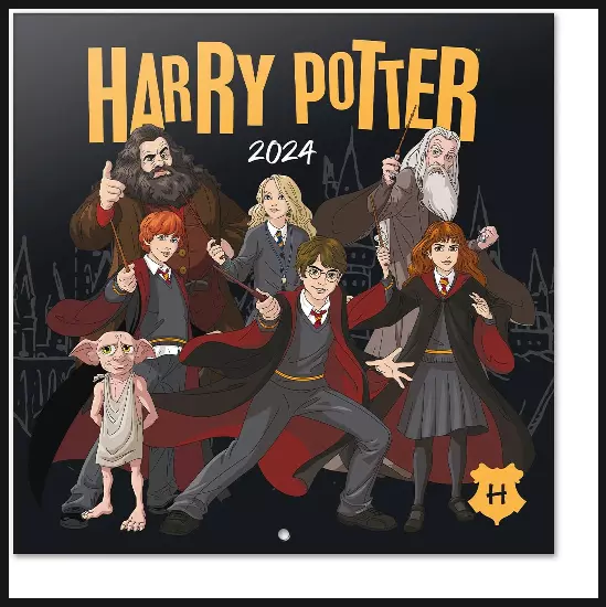 Grupo Erik Harry Potter Wall Calendar 2024 12" x 12" | 12 Month Planner | Squ...