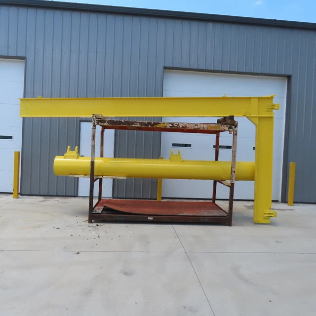 Wall or Post Mount Jib Crane 17' 180° Swing 15"x5-1/2" I-Beam