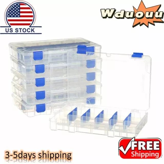 FLAMBEAU OUTDOORS，TUFF TRAINER，24 Compartment，6Pack，Clear，11