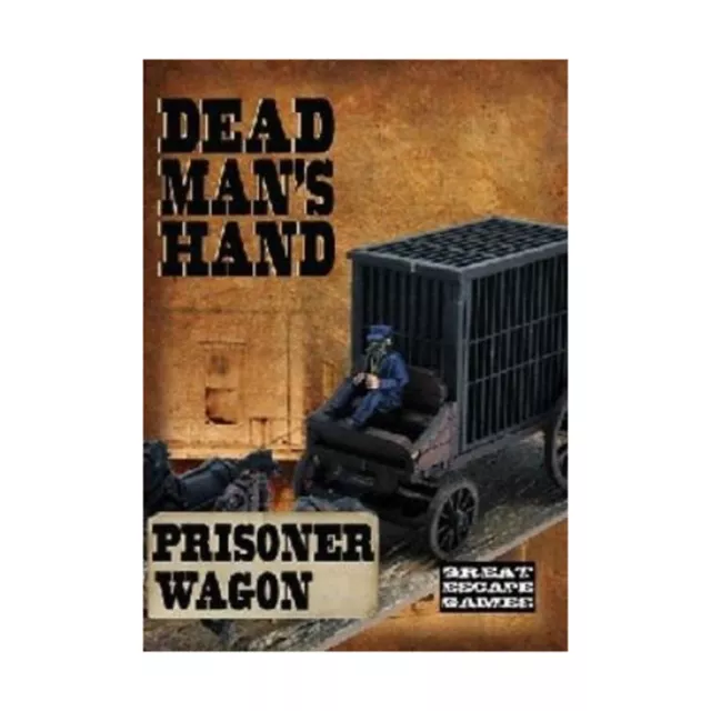 Great Escape Games Dead Man's Hand Mini 28mm Prisoner Wagon New