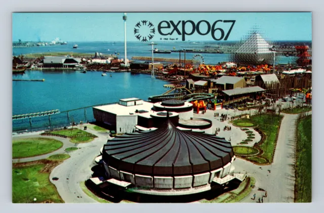 Montreal Quebec-Canada, Expo 67, Alcan Pavilion, Dolphin Pool Vintage Postcard