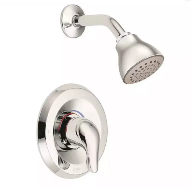 MOEN TL182EP Chateau Posi-Temp 1-Handle Shower Faucet Trim Kit, Chrome