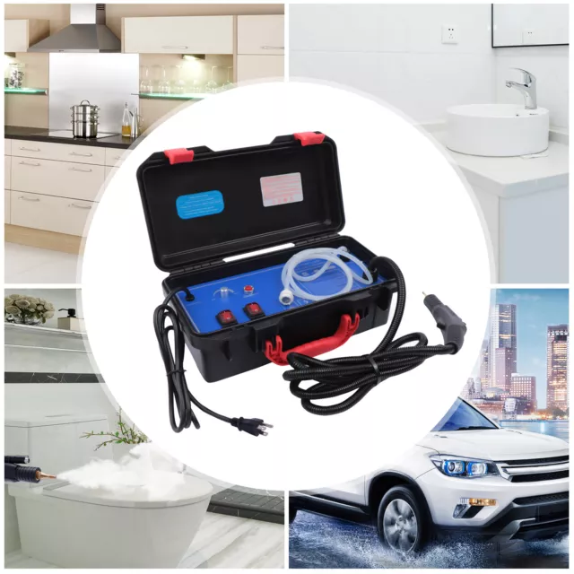 1700W Steam Cleaner Handheld 3in1 High Temp Pressurized Cleaning Machine Toolkit