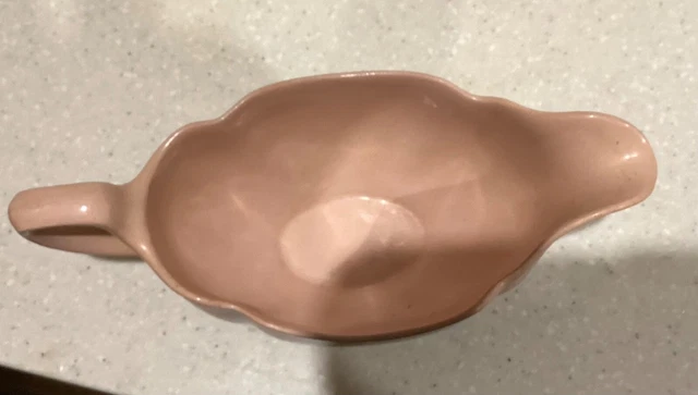 VINTAGE JOHNSON BROS England ROSEDAWN Coral Pink Gravy Boat