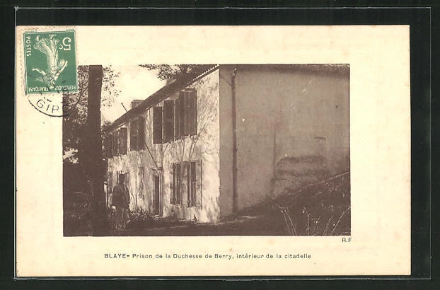 CPA Blaye, Prison de la Duchesse de Berry, interieure de la citadelle