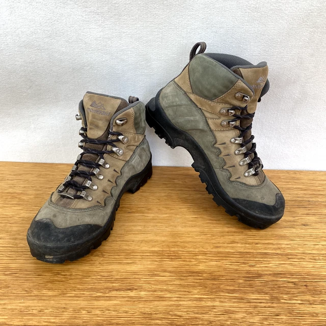 🔹 MENS MONTRAIL Gentorx Leather GoreTex Backpacking Hiking Boots Shoes