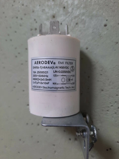 CONDENSATEUR FILTRE AERODEV Emi Filter Dnf06-T Lave-Linge Faure ...