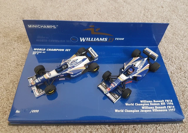 MINICHAMPS CHAMPION DU Monde Set Edition 43 Set 5 Williams