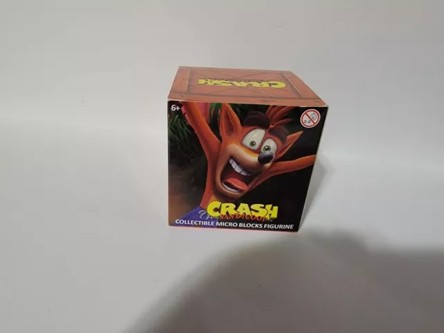 Crash Bandicoot Collectible Micro Block figure Gamestop Pre-Order Bonus  Promo