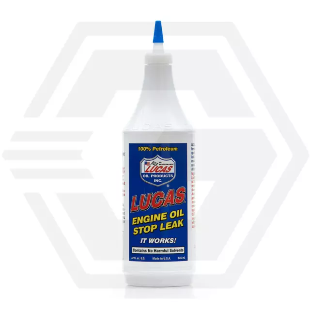 Lucas Engine Oil Stop Leak Oil Seal Sealer Additive 946ml For Engine Seal Leaks